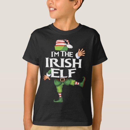 Im The Irish Elf Christmas Eve Xmas Elf Squad Cos  Tシャツ (正面)