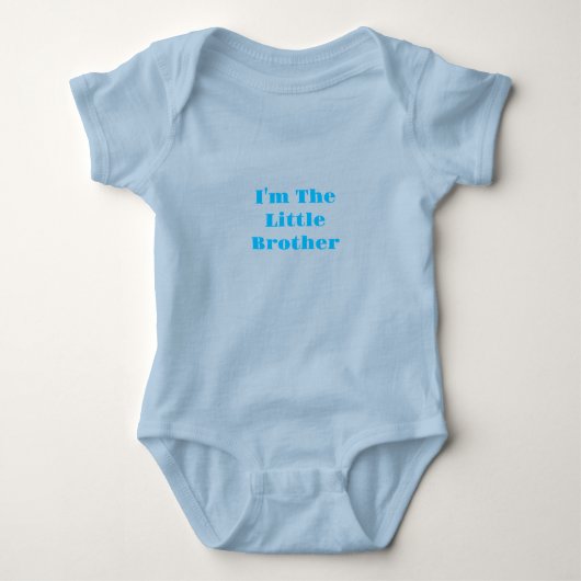 I'm The Little Brother Baby Bodysuit ベビーボディスーツ (正面)