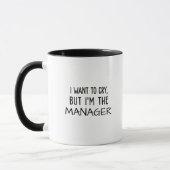 I'm The Manager Funny Office Coworker Humor マグカップ (左)