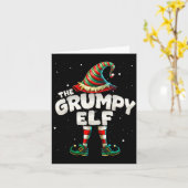 I'm The Mpy Elf Family Matching Group Christmas カード (黄色い花)