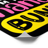 Im The Nana Bunny Rabbit Ears Egg Funny Easter Da  ポスター (角)