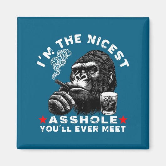 I'm The Nicest Hole You'll Ever Meet Monkey (on Ba マグネット (正面)