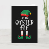 Im The Oyster Elf Matching Christmas カード (正面)