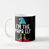 I'm The Papa Elf Shirt Men Matching Elf Papa Chris コーヒーマグカップ (左)