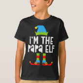 I'm The Papa Elf Shirt Men Matching Elf Papa Chris Tシャツ (正面)