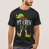 I'm The PIT CREW Elf Family Group Matching PJ Chri Tシャツ (正面)