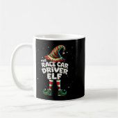 I'm The Race Car Driver Elf Family Matching Group コーヒーマグカップ (左)