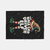 I'm The Race Car Driver Elf Family Matching Group フリースブランケット (正面(横))