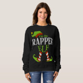 I'm The RAPPER Elf Family Group Matching PJ Christ スウェットシャツ (正面フル)