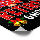 I'm The Retired Gnome Christmas Retirement Gnome L ポスター (角)