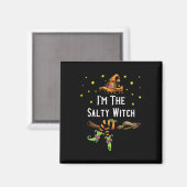 Im The Salty Witch Halloween Matching Group Costum マグネット (正面/裏面)