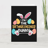 Im The Software Engineer Bunny Developer Easter  カード (正面)