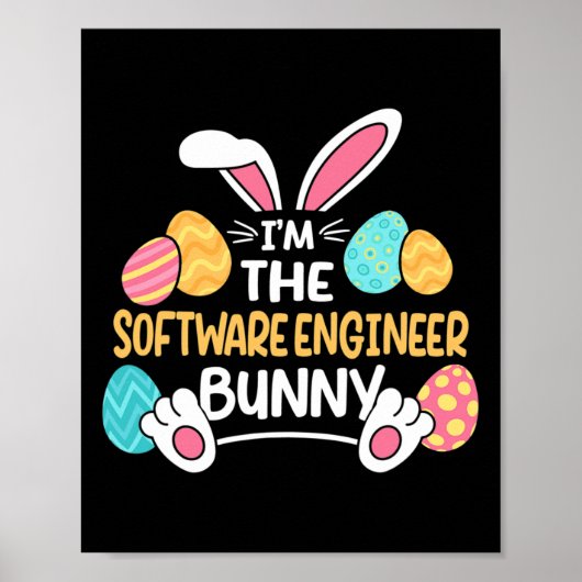 Im The Software Engineer Bunny Developer Easter  ポスター (正面)