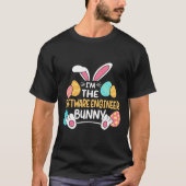 Im The Software Engineer Bunny Developer Easter  Tシャツ (正面)