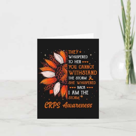 I'm The Storm Crps Awareness Month Warrior Orange  カード (正面)