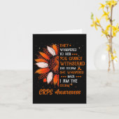 I'm The Storm Crps Awareness Month Warrior Orange  カード (黄色い花)