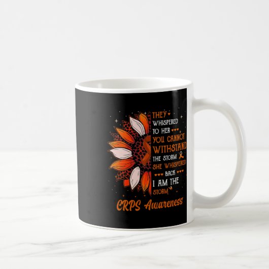 I'm The Storm Crps Awareness Month Warrior Orange  コーヒーマグカップ (右)