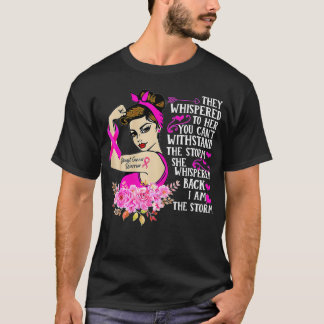 I'm The Storm Strong Women Breast Cancer Warrior P Tシャツ