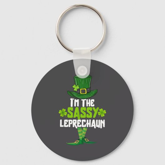 I'm The Sy Leprechaun Matching St Patrick's Day Co キーホルダー (正面)
