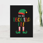 Im The Tequila Elf Matching Christmas カード (正面)