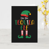 Im The Tequila Elf Matching Christmas カード (黄色い花)