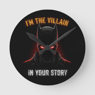 I'M THE VILLAIN IN YOUR STORY ラウンド壁時計