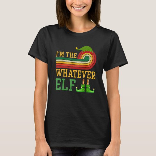 I'm The Whatever Elf Matching Group Christmas Part Tシャツ (正面)