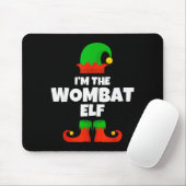 I'm The Wombat Elf Family Pajama Christmas Funny  マウスパッド (マウス)