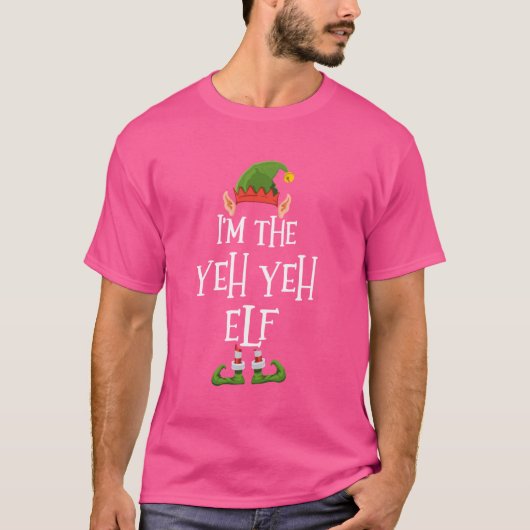 I'm the Yeh Christmas Graphic - おもしろい Ugly Christm Tシャツ (正面)