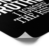 I'm The Youngest Brother I Ignore The Rules Funny  ポスター (角)