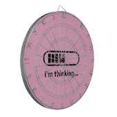 I'm Thinking... Loading Progress Bar Pink Minimali ダーツボード (正面左)