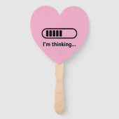 I'm Thinking... Loading Progress Bar Pink Minimali ハンドファン (正面)