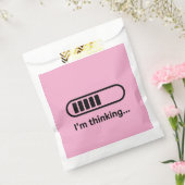 I'm Thinking... Loading Progress Bar Pink Minimali フェイバーバッグ (封をした状態)