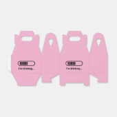 I'm Thinking... Loading Progress Bar Pink Minimali フェイバーボックス (折り畳みなし)