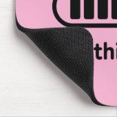 I'm Thinking... Loading Progress Bar Pink Minimali マウスパッド (コーナー)