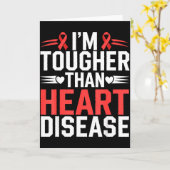 Im Tougher Than Heart Disease _1  カード (黄色い花)