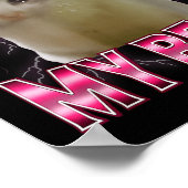 I'm Trying My Silly Crying Cat Meme Funny Cats Ani ポスター (角)