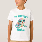 Im Turtley Cute Funny Turtle Art Tシャツ (正面)