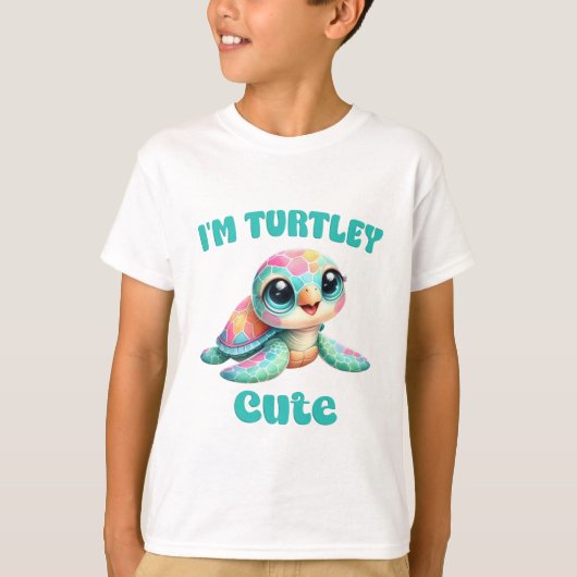 Im Turtley Cute Funny Turtle Art Tシャツ (正面)