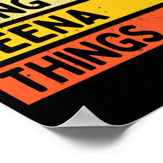 I'm Veena Doing Veena Things Funny D Quote Comfort ポスター (角)