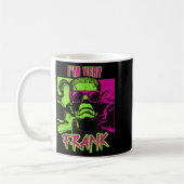 I'm Very Frank Funny Frankenstein Halloween Costum コーヒーマグカップ (左)