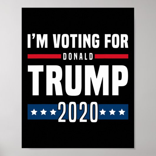 I'm Voting For Trump Election  ポスター (正面)