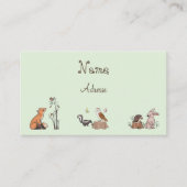 Im Wald 名刺 (正面)