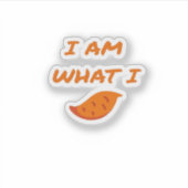 Im What I Yam Playful Pun Mood シール (正面)