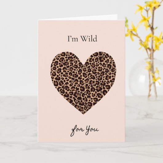 I'm Wild for You Valentine's Day Card カード (黄色い花)