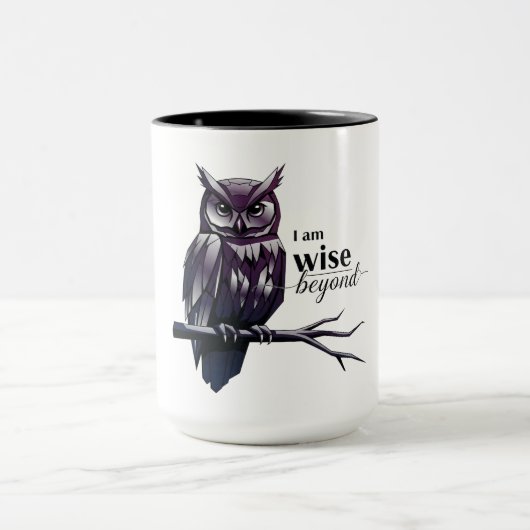 I'm Wise” Motivational Mug – Sip with Self-Knowled マグカップ (中央)
