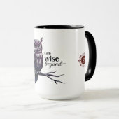 I'm Wise” Motivational Mug – Sip with Self-Knowled マグカップ (正面右)