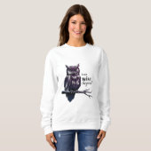 I'm Wise" Women's Sweatshirt – Empowered & Effortl スウェットシャツ (正面フル)