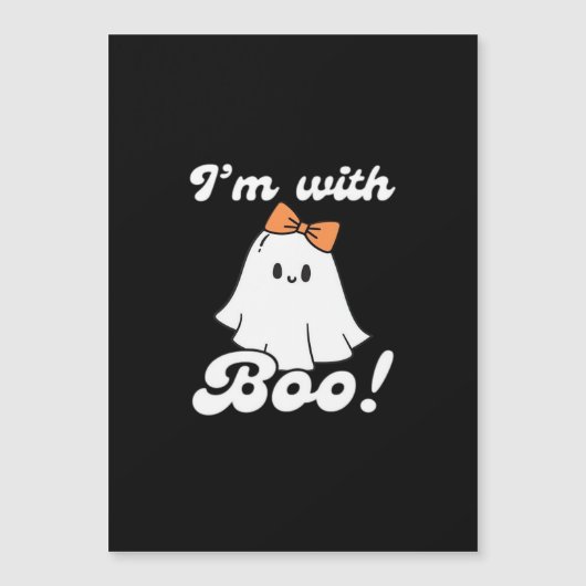 Im With Boo Funny Retro Style (正面)
