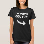 I'm With Couyon  for Cajun Couple Tシャツ (正面)